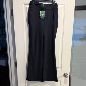 HALARA Black Wide-Leg Pants